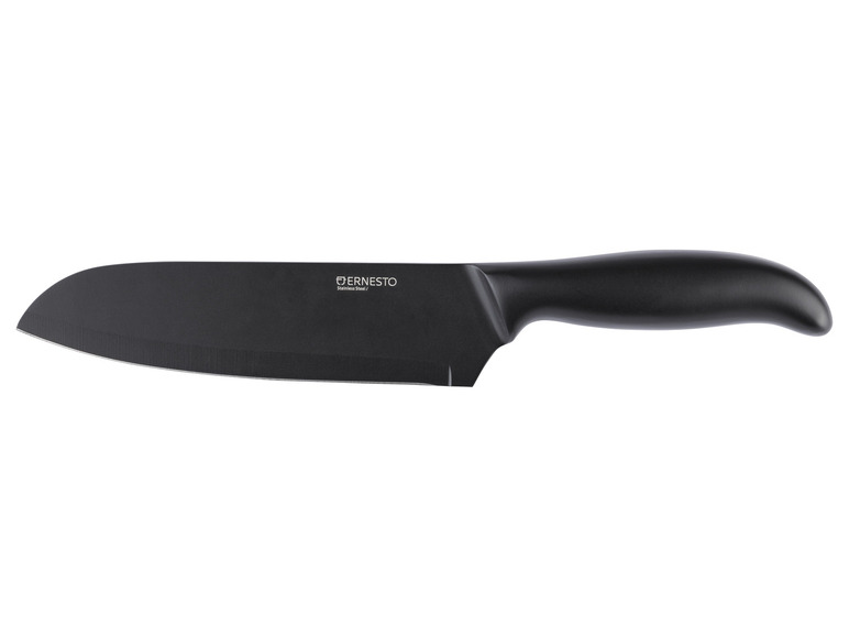 Gehe zu Vollbildansicht: ERNESTO® Messer aus Edelstahl, schwarz - Bild 6