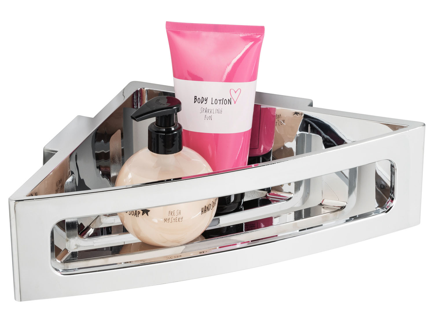 Thumbnail - Wenko Turbo-Loc Badezimmerablage Bralia (Eckablage, Chrom)""