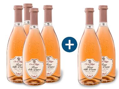 4 + 2 Weinpaket Ca' del Lago Rosa dele Dame Trevenezie IGT trocken, Roséwein 