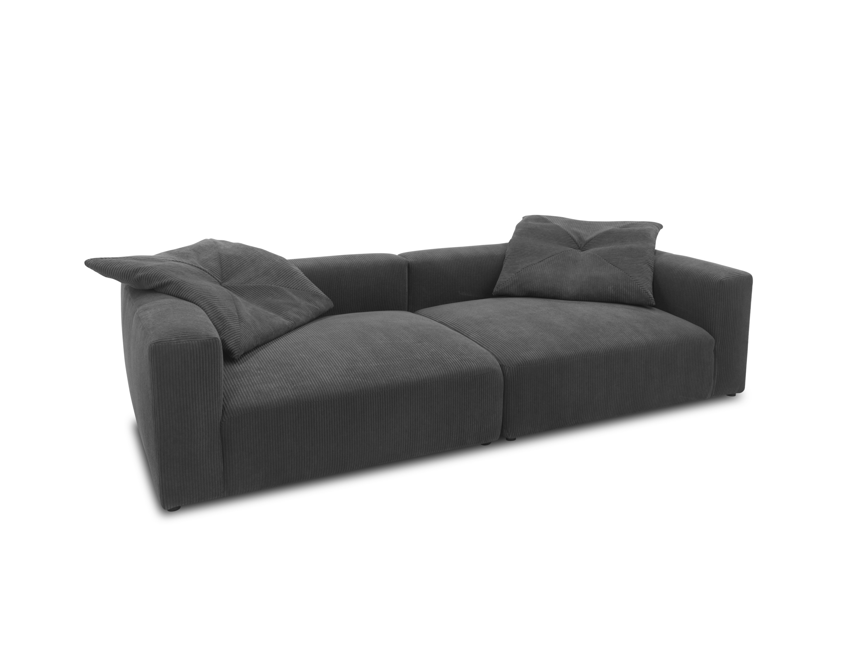 Thumbnail - Domo Bigsofa »Nantes«, mit Federkernpolsterung (Anthrazit)