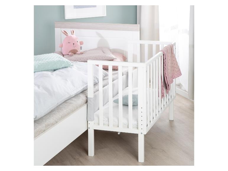 2in1 Beistellbett mit Barriere + Matratze