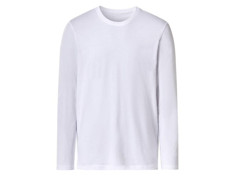 Weißes Langarm-T-Shirt