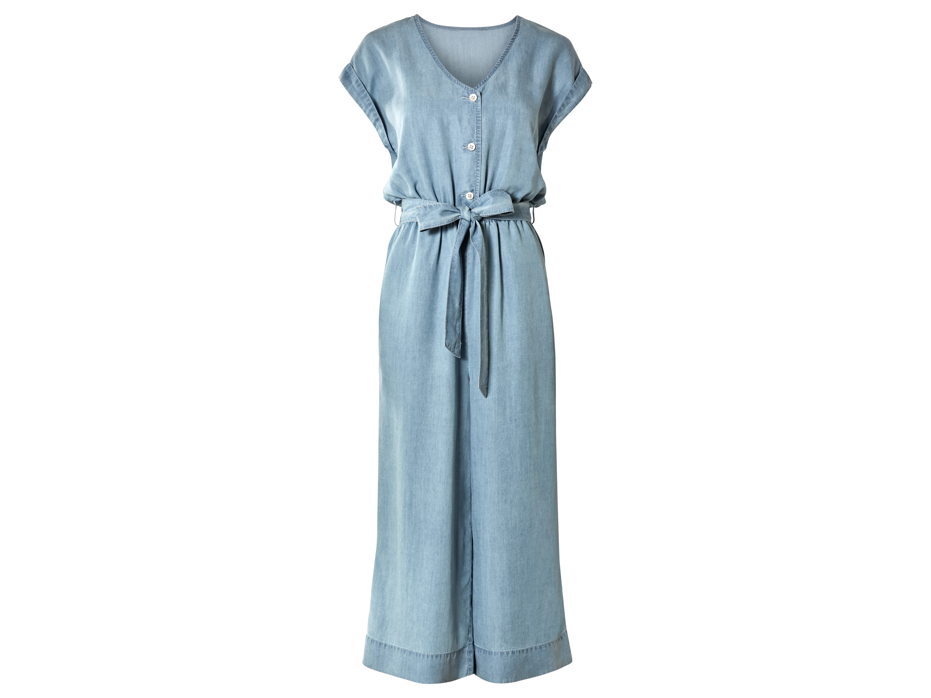 esmara® Damen Jumpsuit Tencel (Hellblau, 38) | 04335747033513