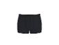 Schwarze Herren-Boxershorts mit rotem Bund.