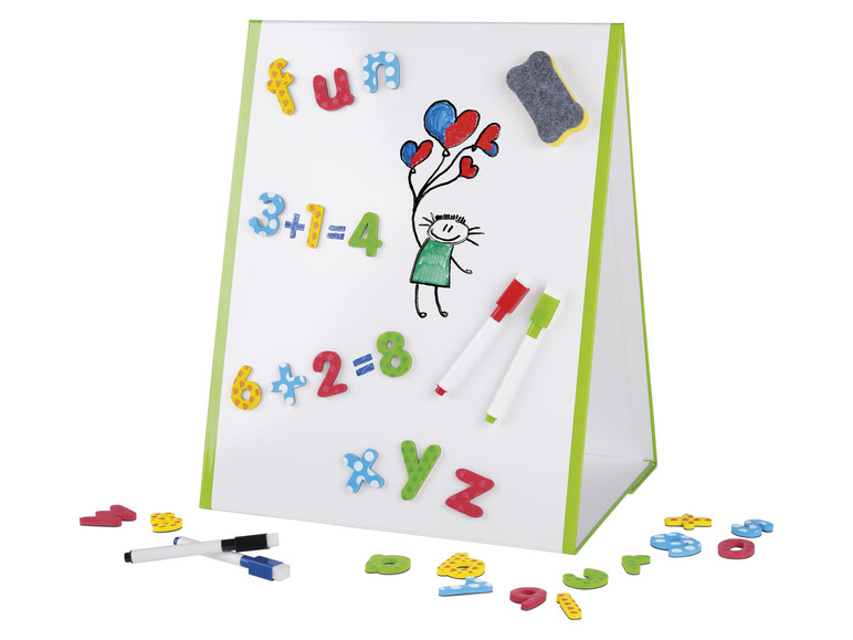 UNITED OFFICE® Kinder magnetisch Whiteboard, 47-teilig