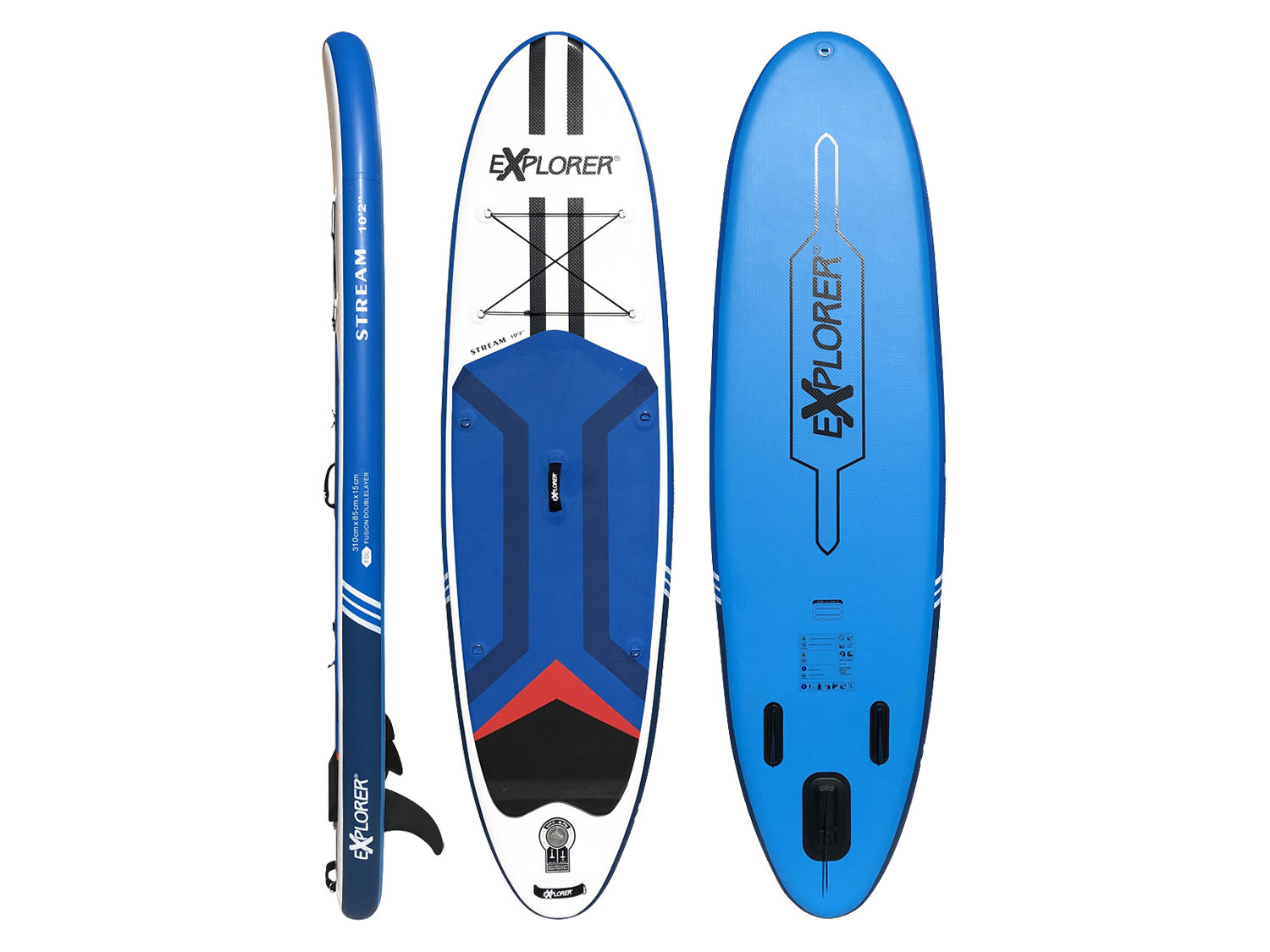 ᐉ Explorer SUPBoard Stand Up Paddle STREAM 10.2 / DE / Price Compare