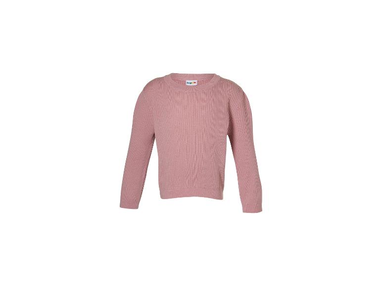 LUPILU® Kleinkinder Langarmshirt, rosa, gerippt.