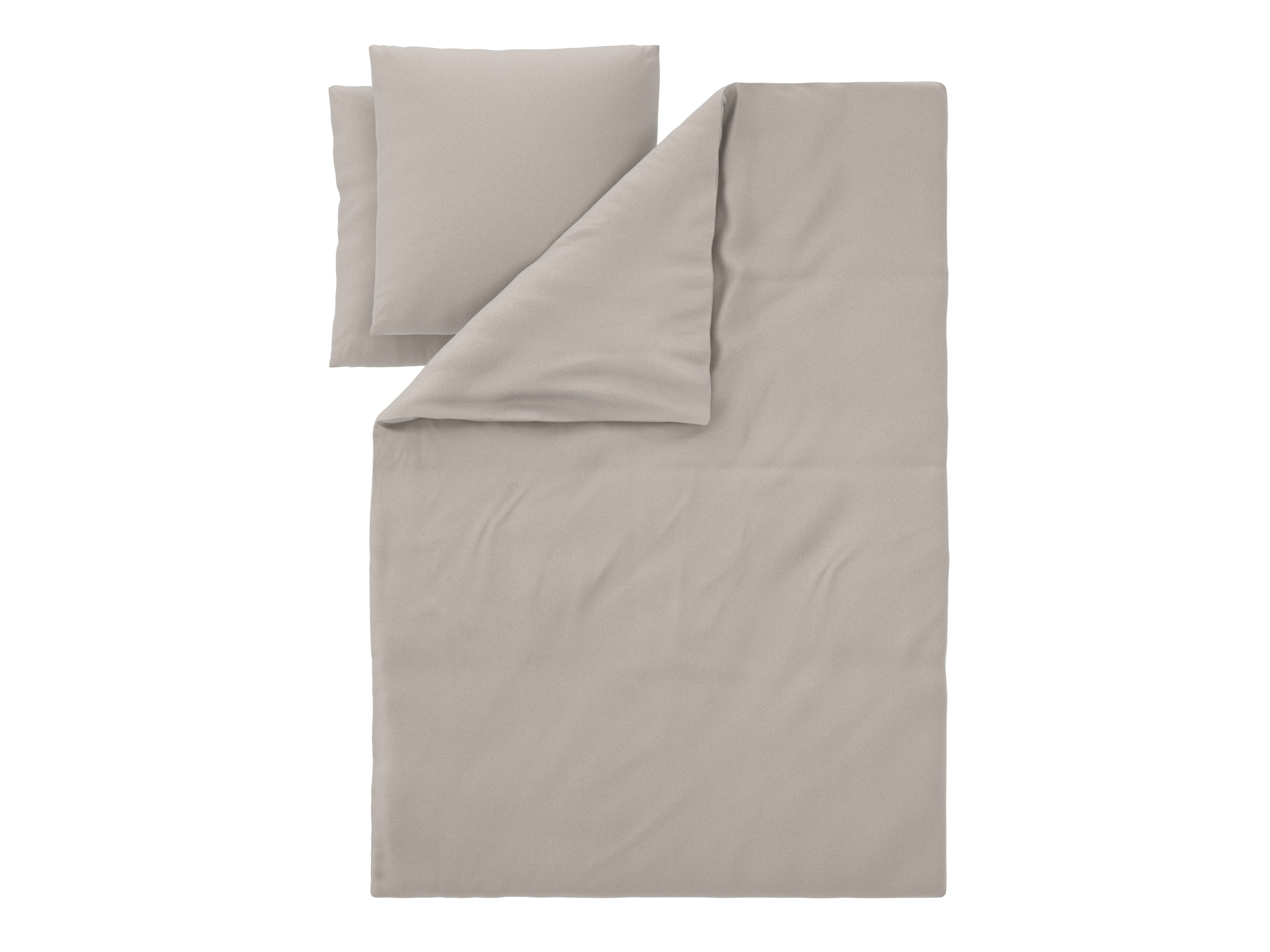 LIVARNO® Satin-Bettwäsche / Satin-Wendebettwäsche, 200 x 220 cm (Beige)""