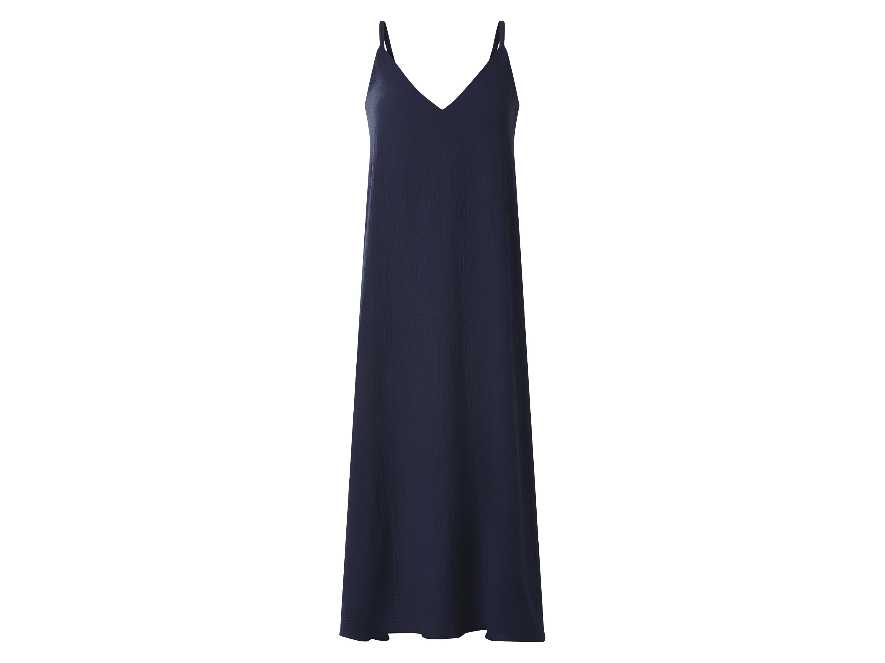 ESMARA® Damen Musselinkleid (Navy, XS(32/34))