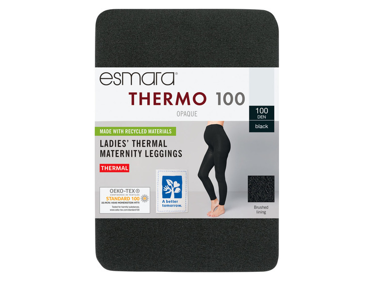 Gehe zu Vollbildansicht: esmara Damen Thermo-Umstandsstrumpfhose / -leggings mit Vliesinnenseite - Bild 4