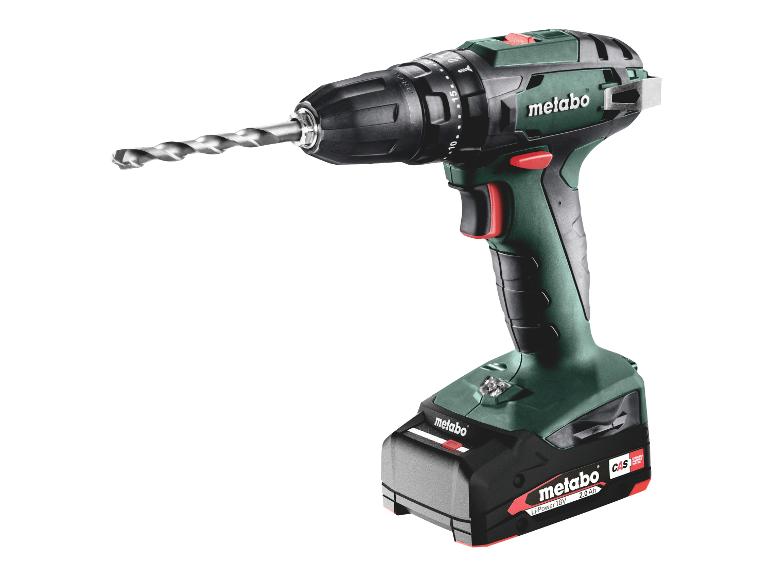 Metabo Akku-Bohrschrauber mit Li-Power 18V 2.0 Ah Akku