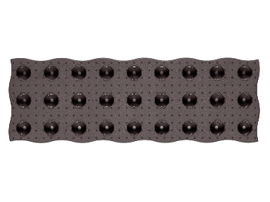 GARANTIA MAXI-Beetplatte 70 x 24 cm Gartenzubehör braun