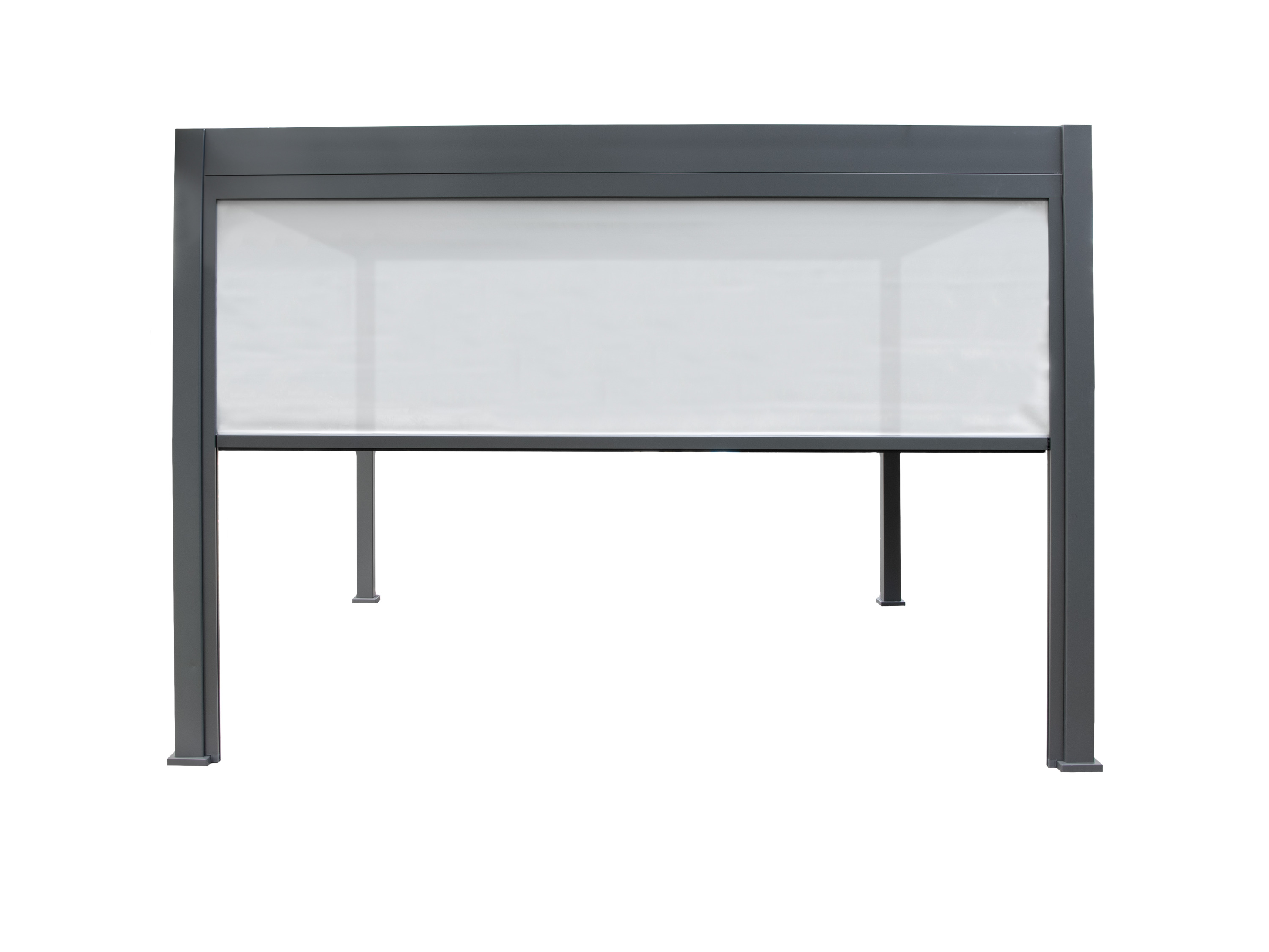 BELLAVISTA - HOME & GARDEN® Sonnen- & Sichtschutzrollo Oasis (360 cm, Anthrazit)
