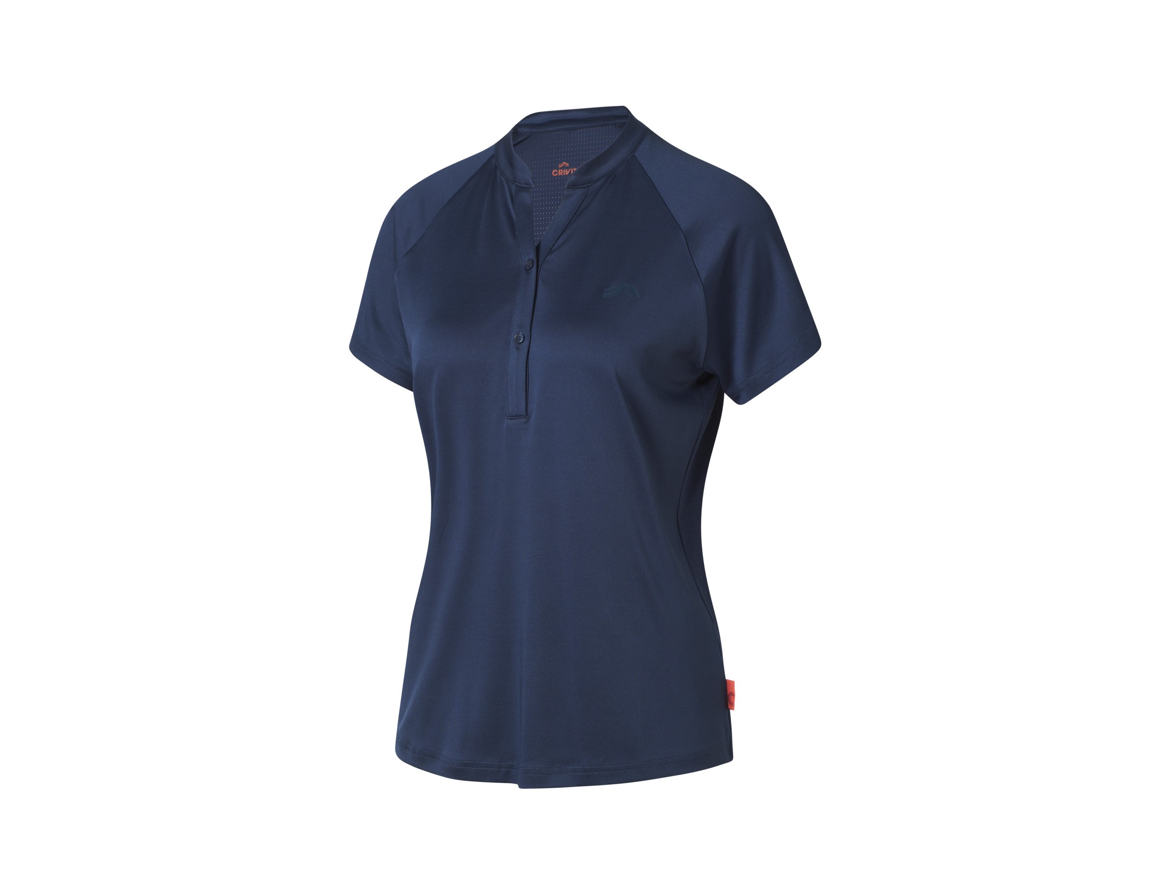 CRIVIT Damen Funktionsshirt (Navy, S(36/38))““ | violett Muster: – Detail: verlängerte Rückseite