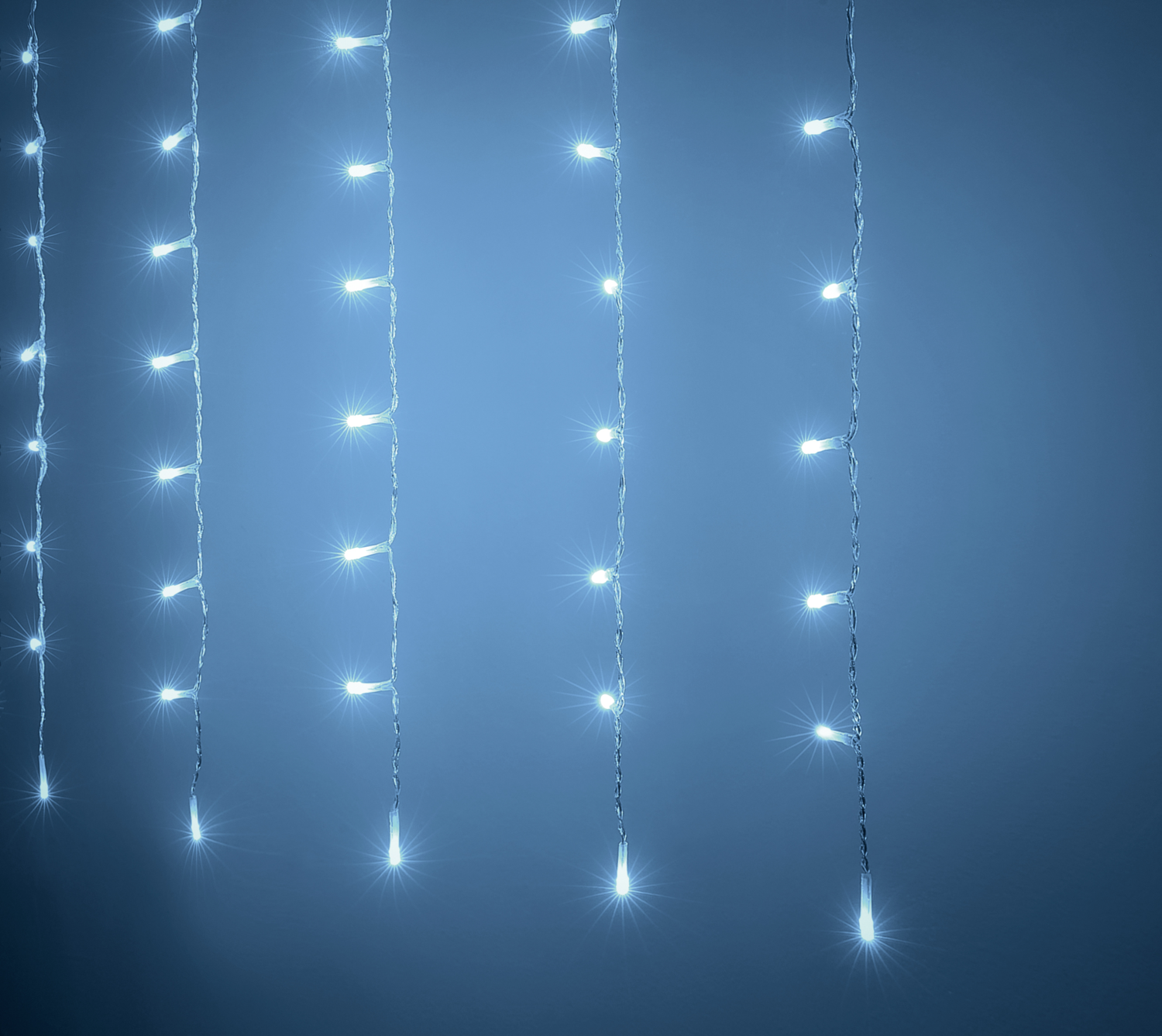 LIVARNO® LED-Lichtervorhang / LED-Lichternetz (Lichtervorhang - kaltweiss) – Bild 3 von 3