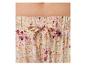 Damen-Pyjamahosen mit Blumenmuster und Kordelzug.