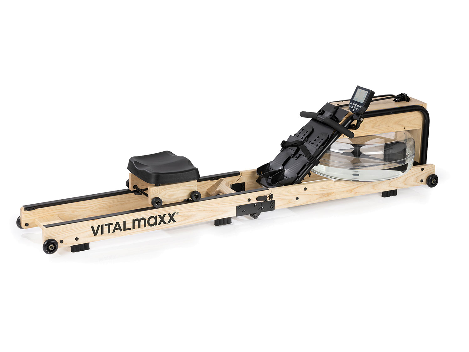 VitalMaxx Rudergerät | LIDL hellbraun H2O/klappbar