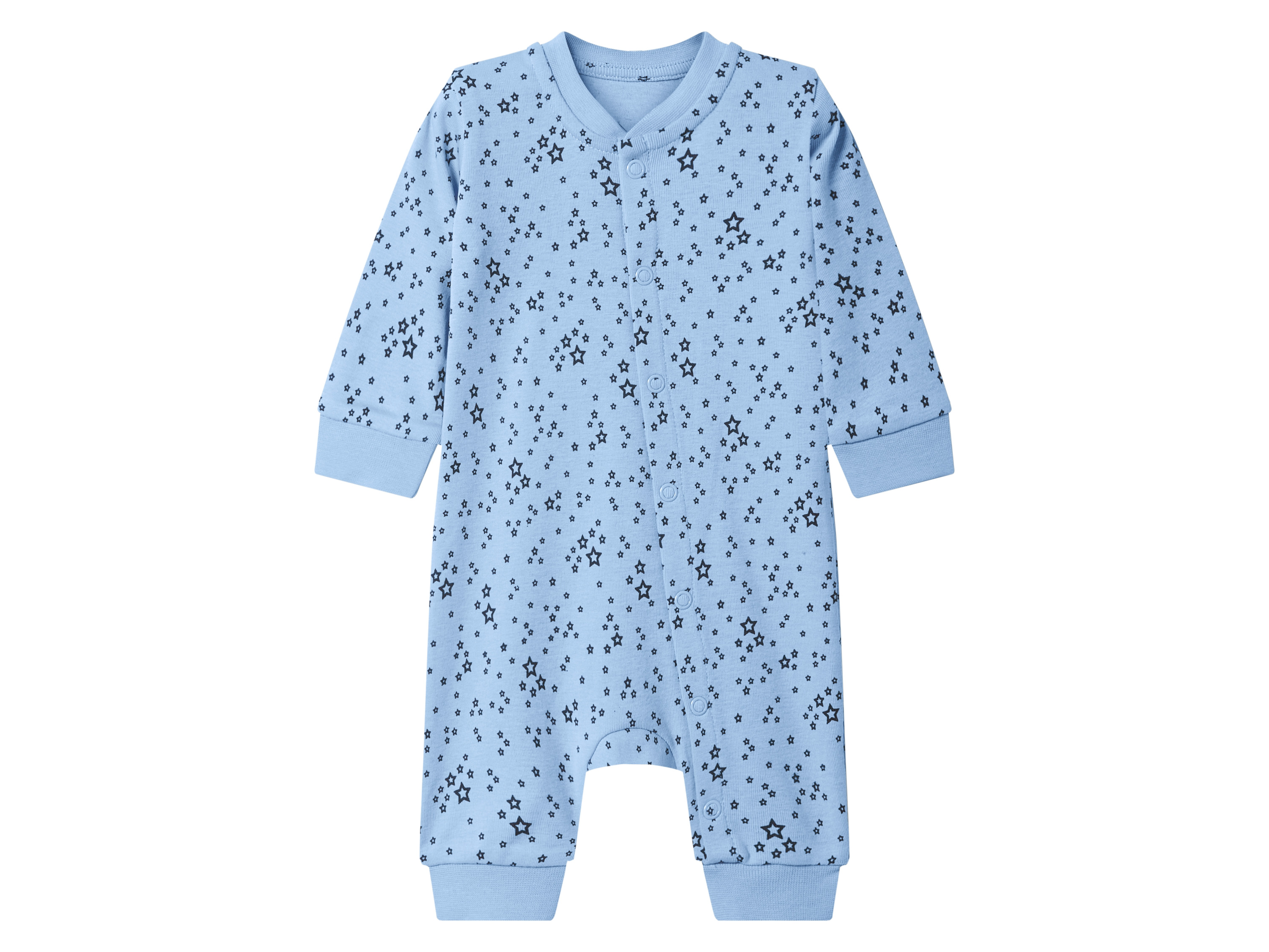 LUPILU® Baby Schlafoverall, 2 Stück (navy/blau, 74/80) – Bild 2 von 4