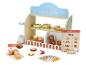 Holzspielzeug Kinder-Café mit Gebäck, Donuts und Spielgeld.