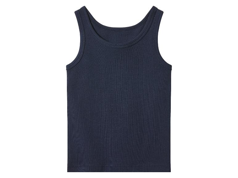 Dunkelblaues Herren-Unterhemd