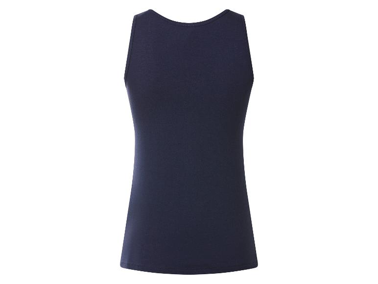 Dunkelblaues Damen-Tanktop, Rückansicht