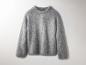 ESMARA® Damen Mohair-Mix-Premium-Pullover in Grau.