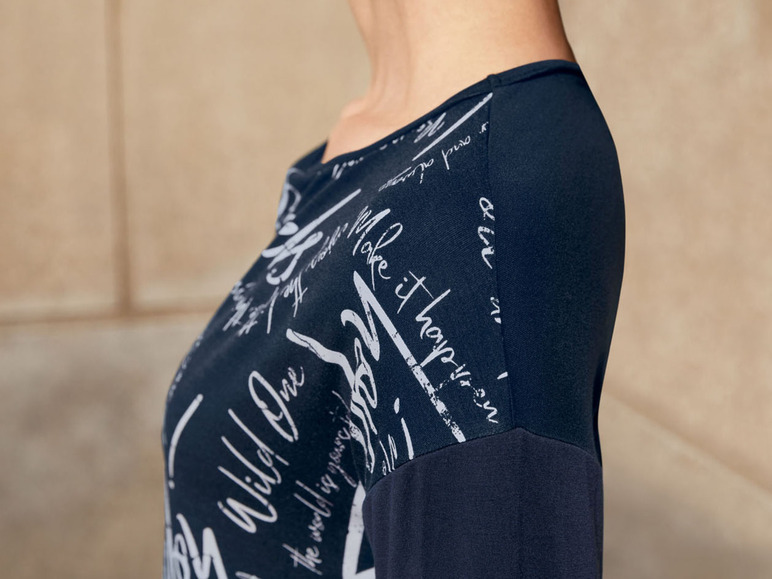 Gehe zu Vollbildansicht: esmara Damen Langarmshirt, mit überschnittenen Schultern - Bild 9