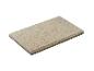 Beige rechteckige Pflasterplatte mit körniger Textur