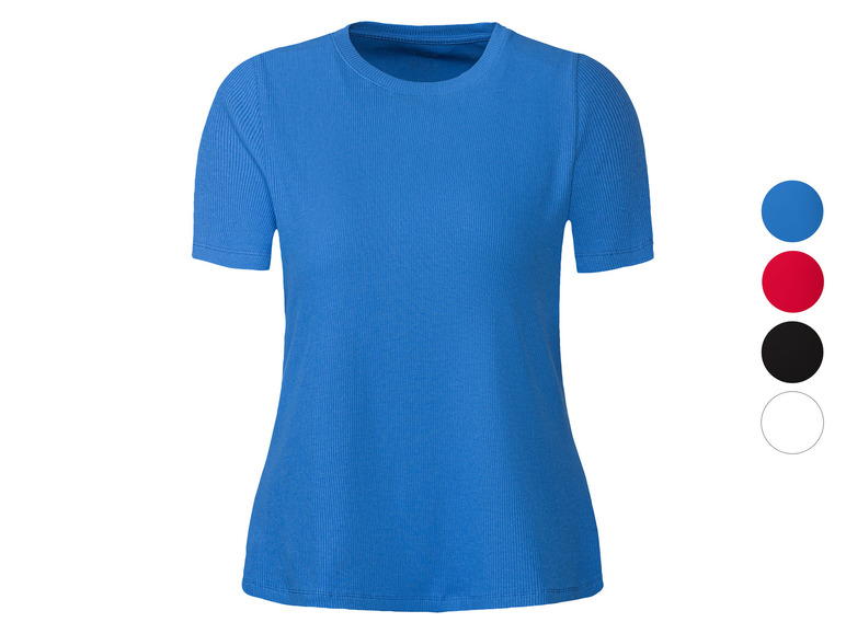 Gehe zu Vollbildansicht: esmara® Damen T-Shirt in Ripp-Qualität - Bild 1