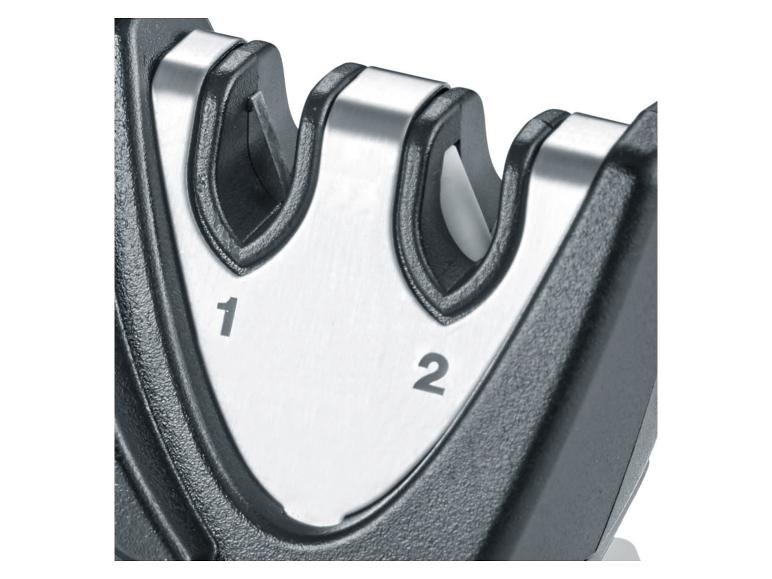 Zweistufiger Messerschärfer.