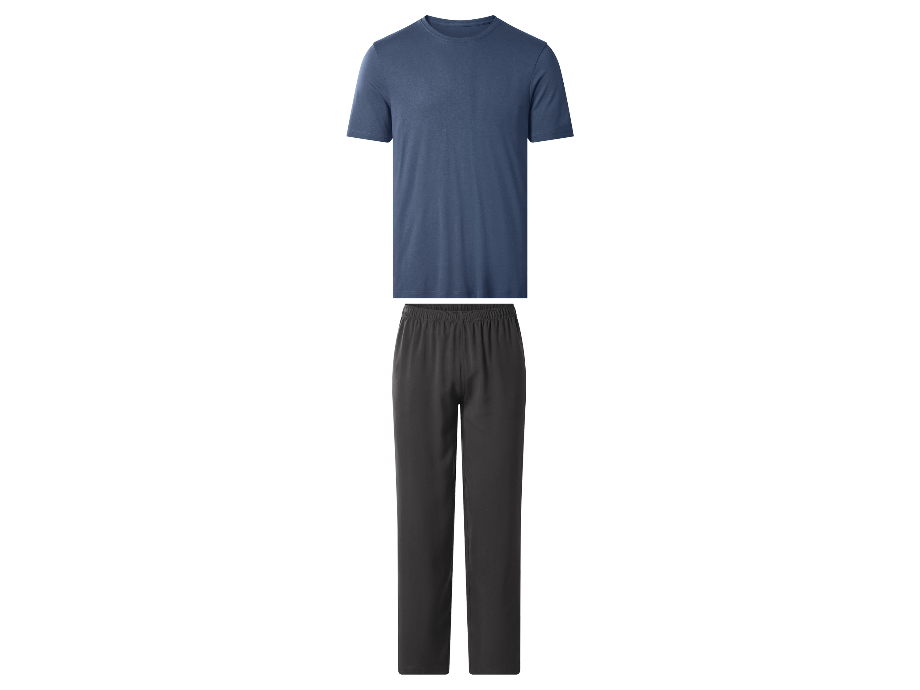 ESMARA MEN Herren Pyjama (blau/Navy, XL (56/58))