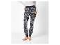 Damen-Leggings mit Dackel- und Herzmuster