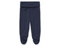 Dunkelblaue Baby-Leggings mit Füssen