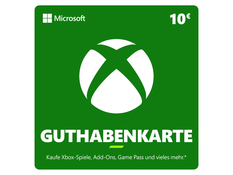 Gehe zu Vollbildansicht: Xbox Code über 10 € - Bild 1