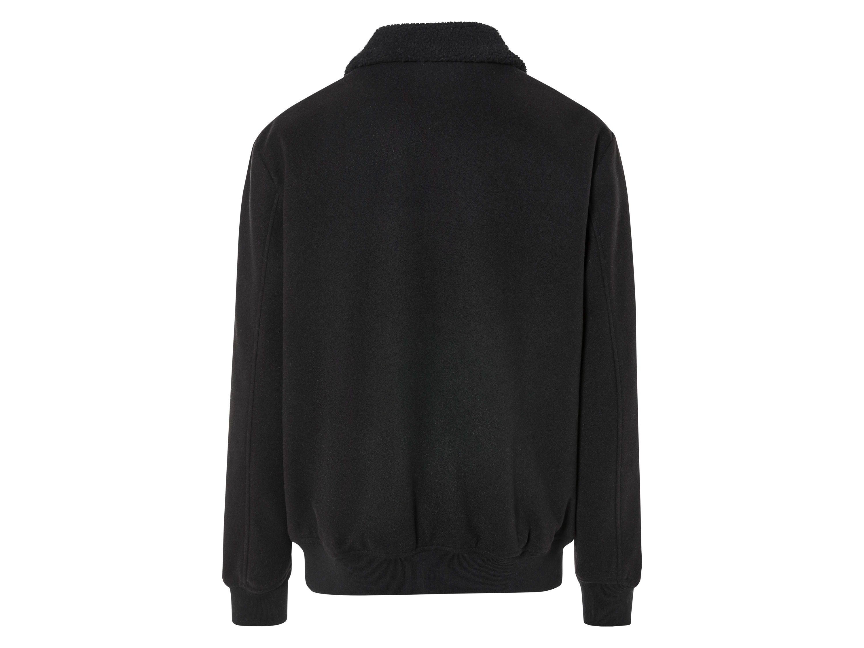 LIVERGY® Herren Jacke Wolloptik (Schwarz, S(44/46)) – Bild 2 von 2