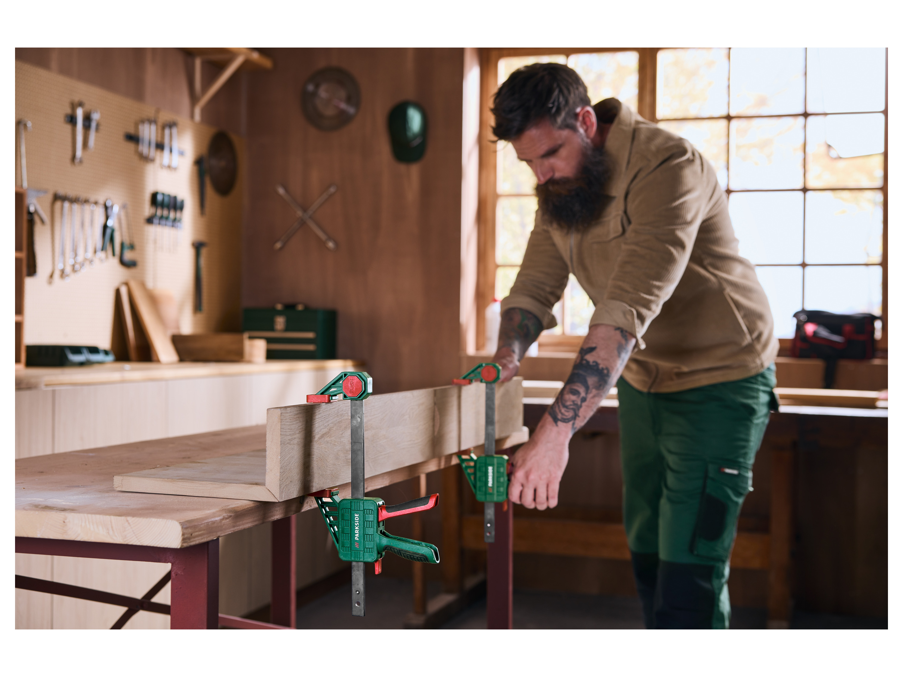 Thumbnail - PARKSIDE® Schnellspannzwingen (2er Set - Größe L)