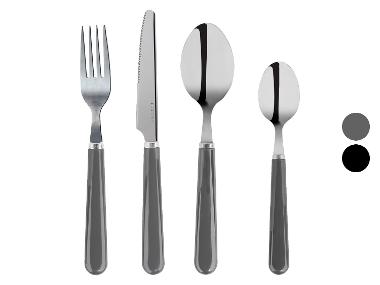 LIVARNO home Besteck-Set mit Kunststoffgriff, 24-teilig