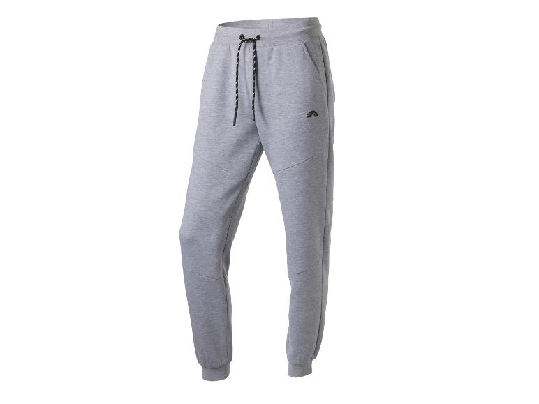 Graue Jogginghose mit Kordelzug und Logo