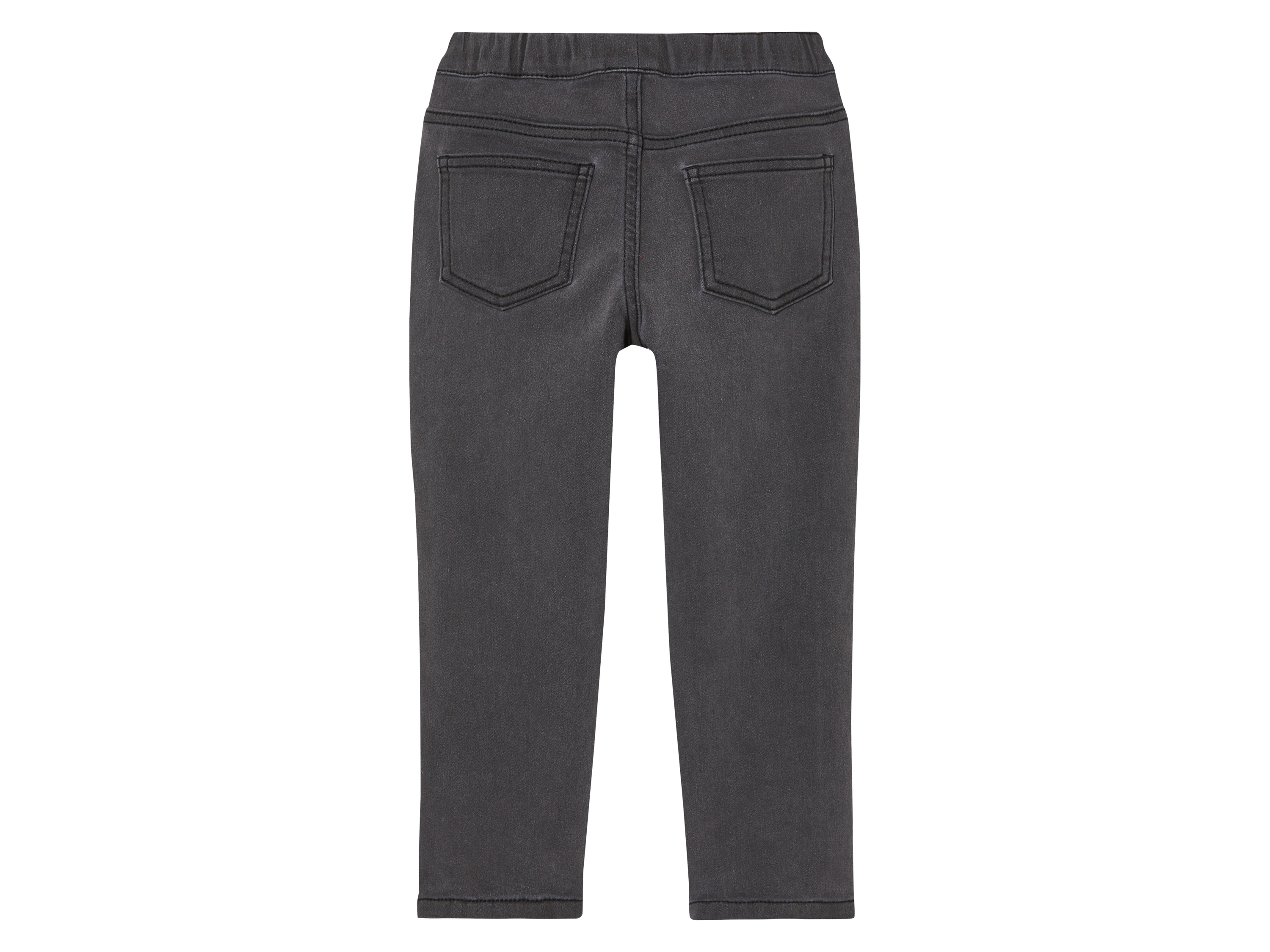 Thumbnail - lupilu® Kinder Jeggings, elastischer Bund (Grau, 110/116)""