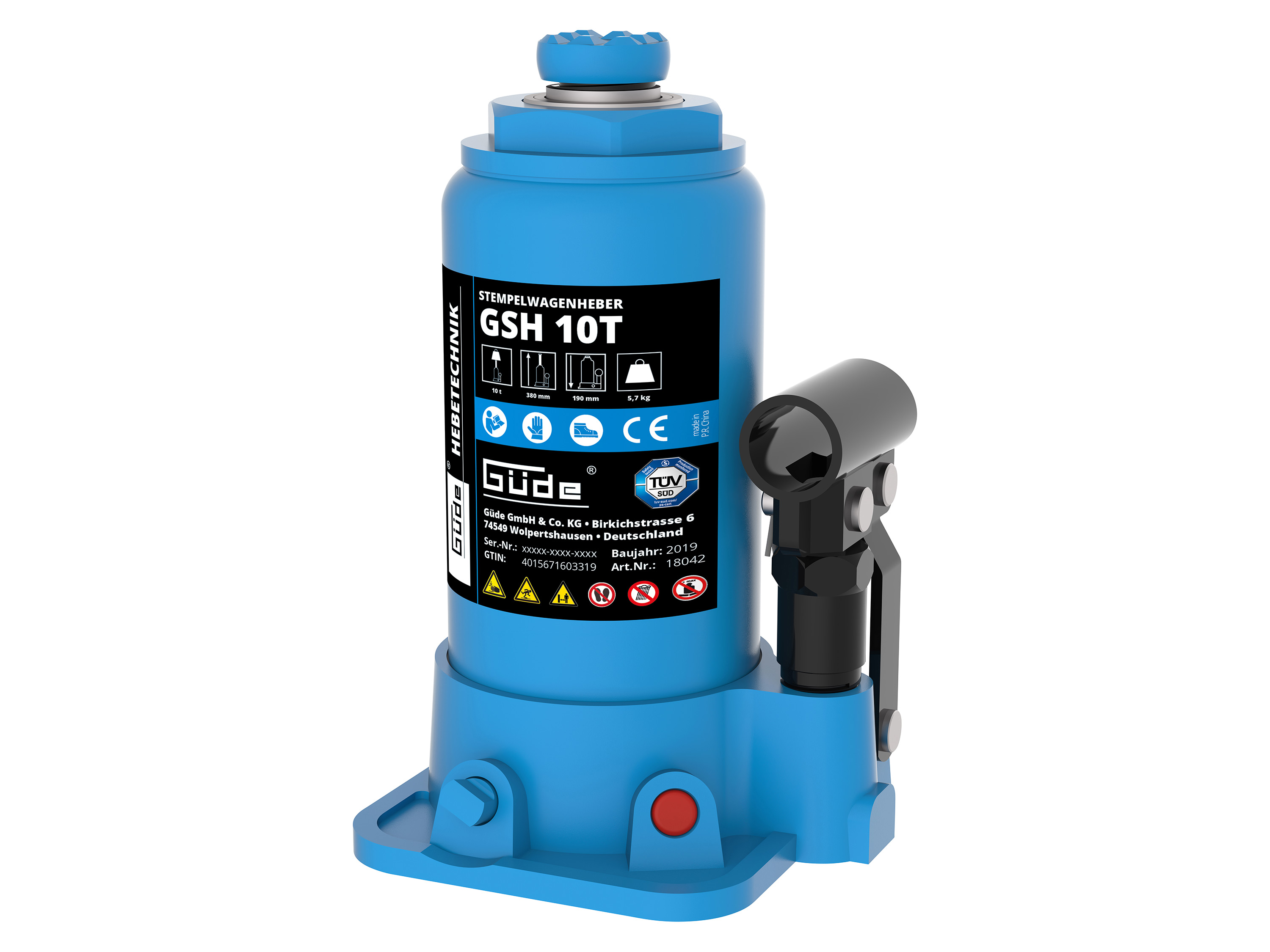 GÜDE Stempelwagenheber GSH (10 T)