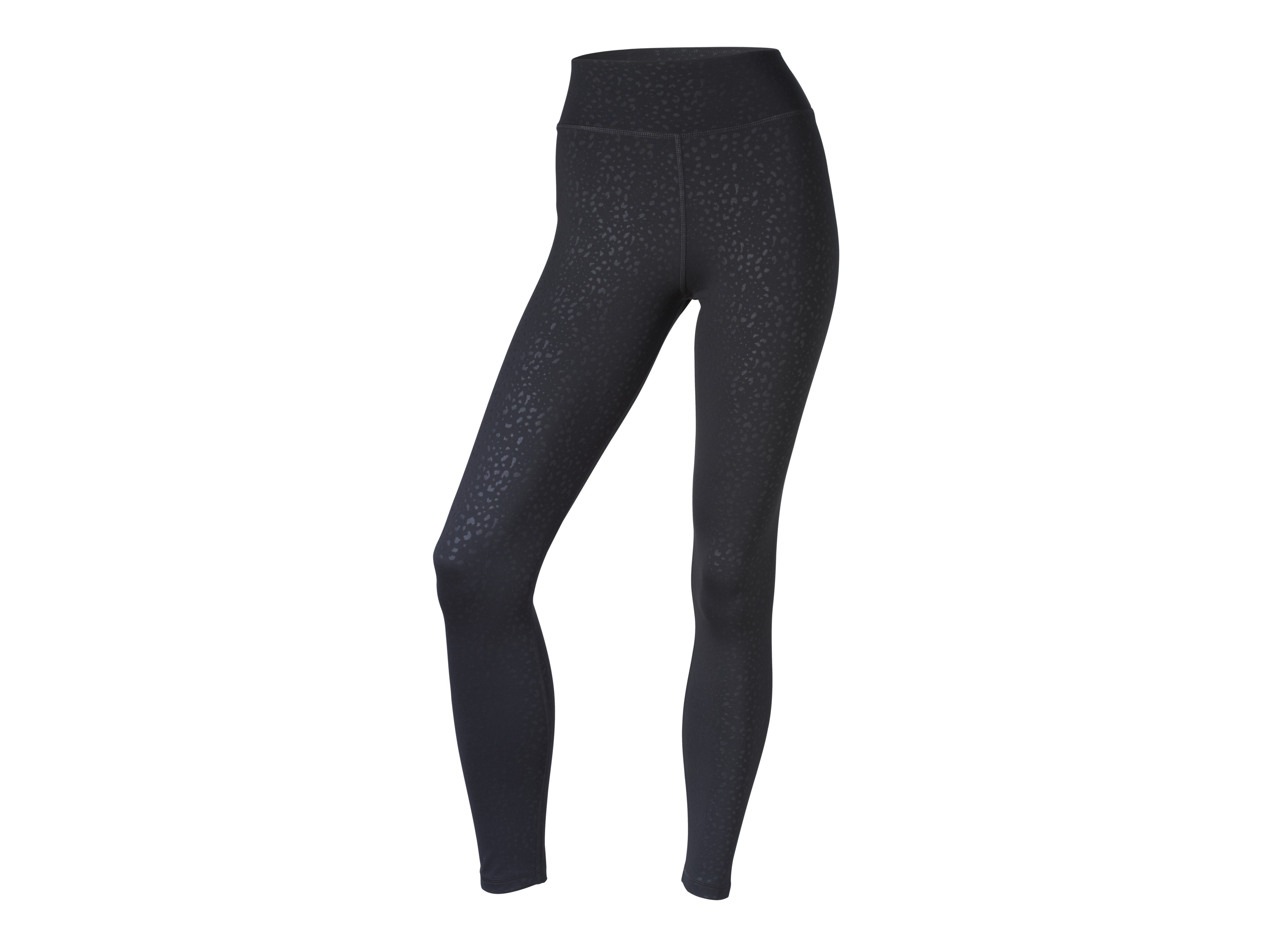 CRIVIT Damen Funktionstights (Muster/schwarz, L(44/46))