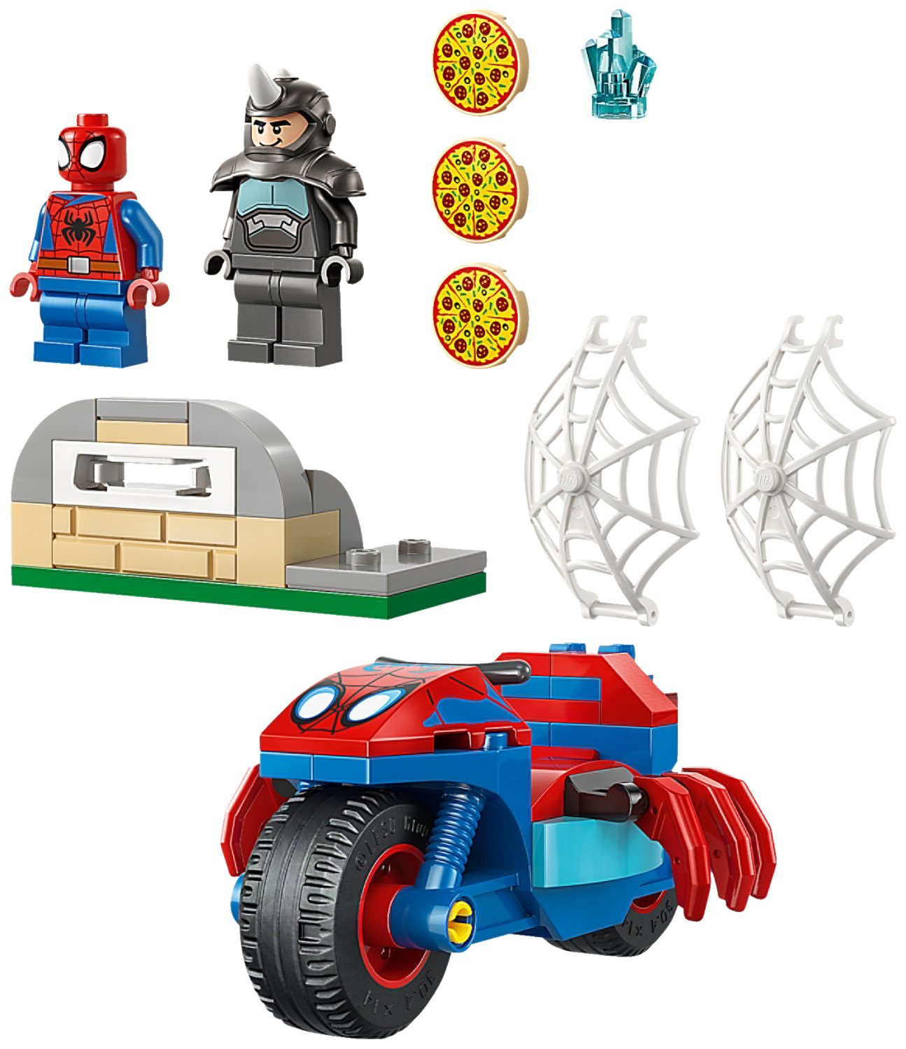 Lego® Spidey 11206 Spidey auf Motorrad vs. Rhino – Bild 3 von 4