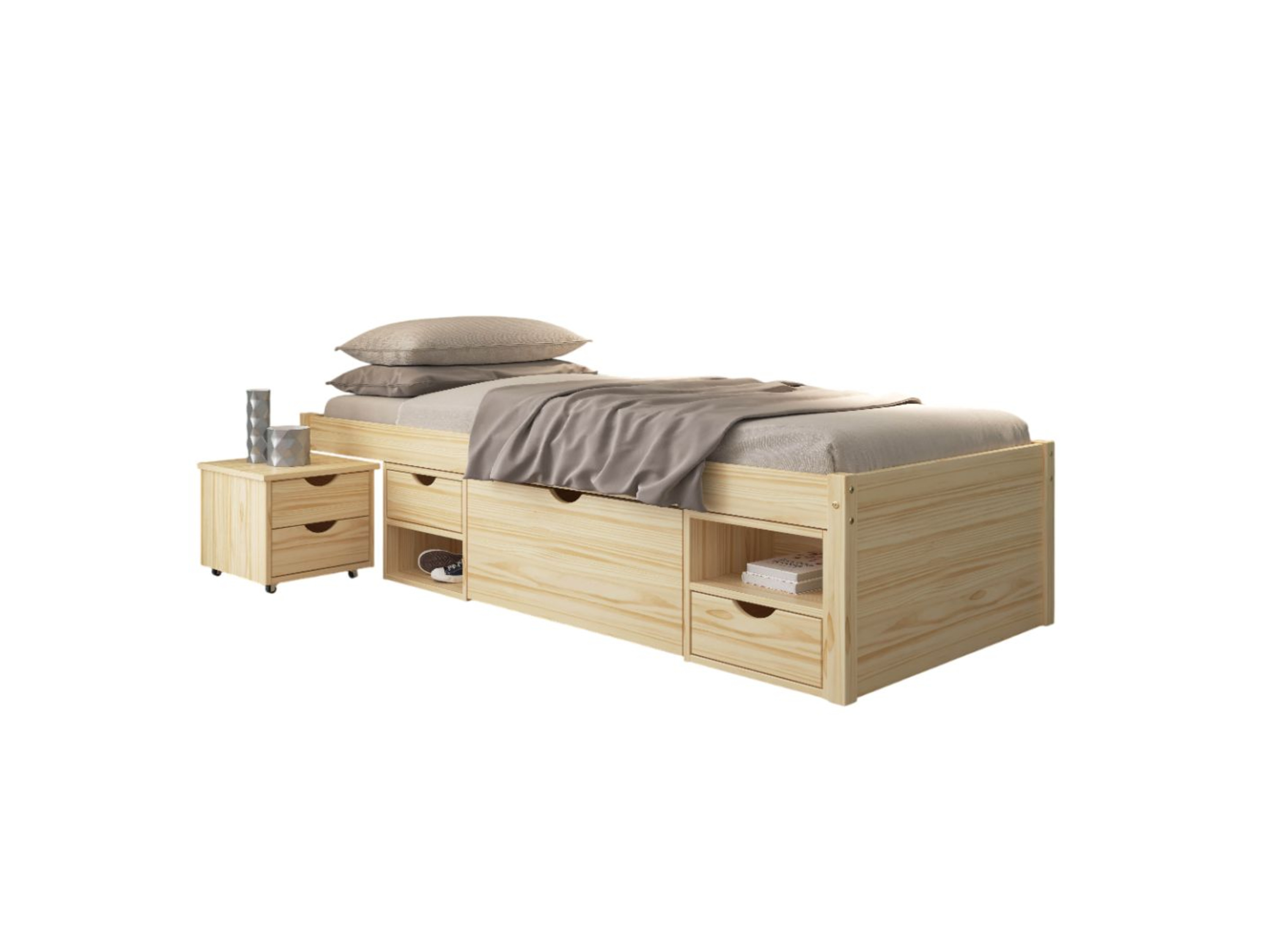 Inter Link Funktionsbett Claas/Till (Natur – Claas, 90×200) | 03015187501537