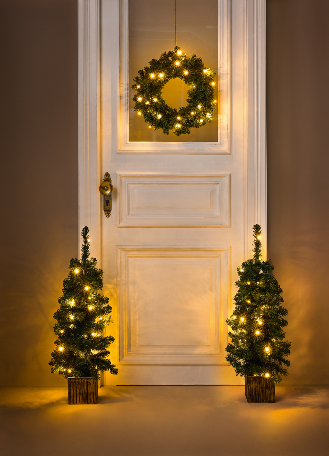 LIVARNO® LED-Weihnachtsbaum-Adventskranz-Set, 3-tlg. – Bild 3 von 3