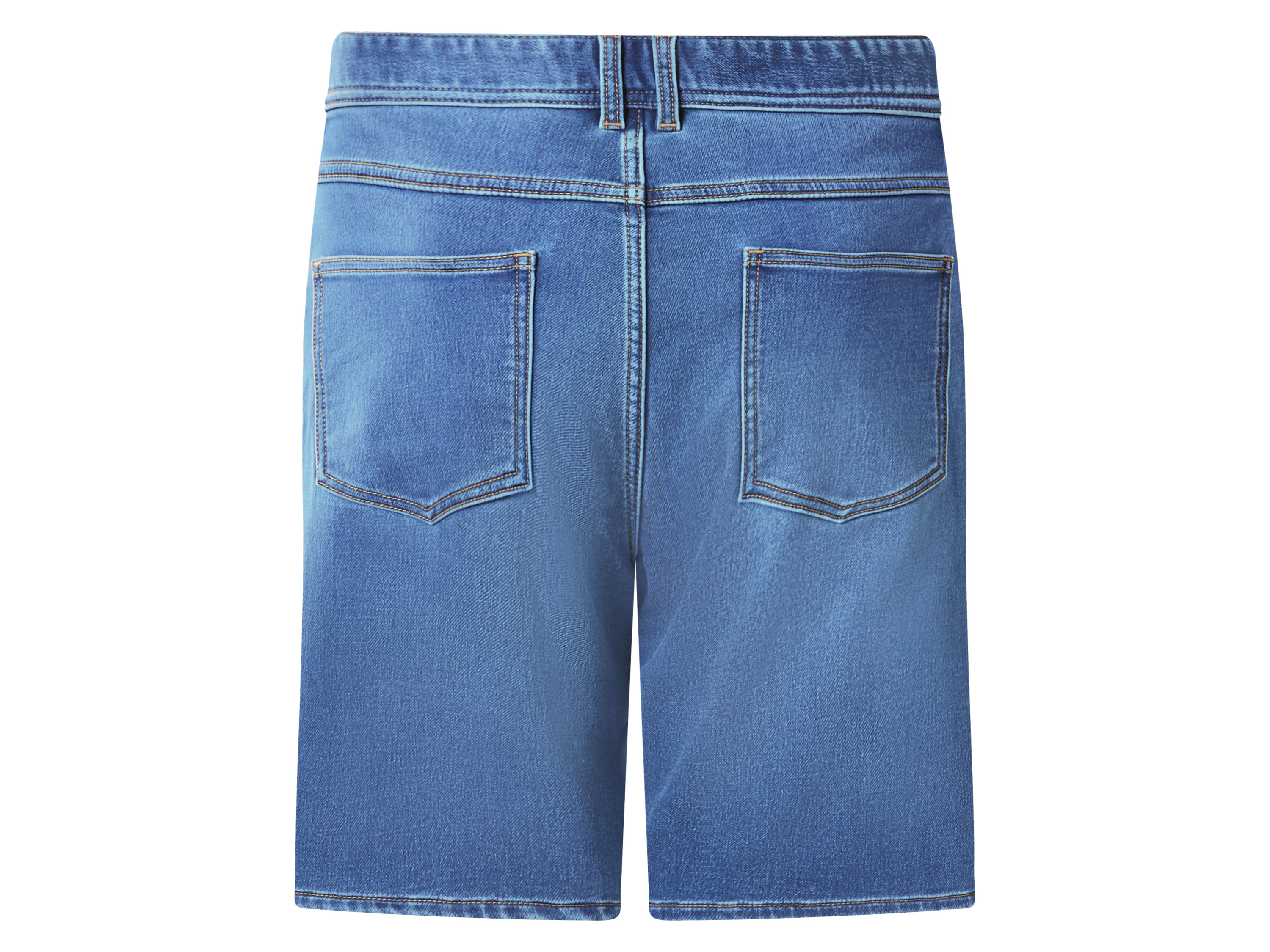 ESMARA MEN Herren Sweat-Denim-Bermudas (Blau, 54) – Bild 2 von 2