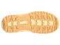 Schuhsohle mit tiefem, griffigem Profil in Hellbraun.