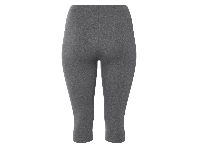 Graue Baumwoll-Leggings