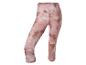 Eine rosa Capri-Leggings mit Marmor-Muster.