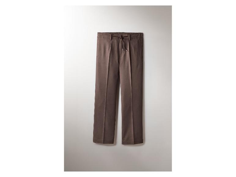 ESMARA MEN Herren Premium-Hose mit Wollanteil in Braun.
