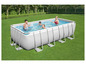 Bestway Power Steel Pool mit Menschen, die darin schwimmen.